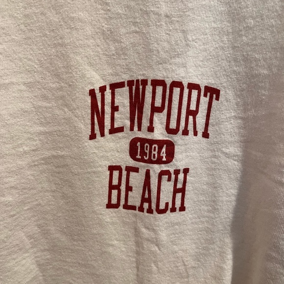 Brandy Melville Tops Brandy Melville Newport Beach Crop Top Poshmark